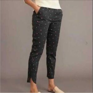 Marine Layer Allison Women’s Pants Size Large "Queen of Hearts" print Pull On